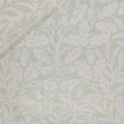 Floral Green Throws - Acorn Tonal Jacquard Throw Sage Morris & Co