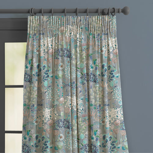 Floral Blue M2M - Ailsa Printed Made to Measure Curtains Cornflower Voyage Maison