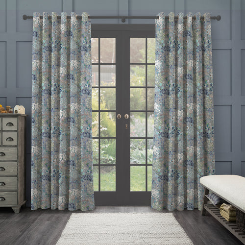 Floral Blue M2M - Ailsa Printed Made to Measure Curtains Cornflower Voyage Maison