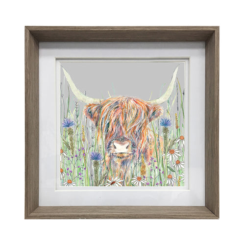 Animal Grey Wall Art - Alfie Silver  Framed Print Nut Voyage Maison