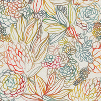 Samples - Althorp Linen Printed Fabric Sample Swatch Cinnamon Voyage Maison