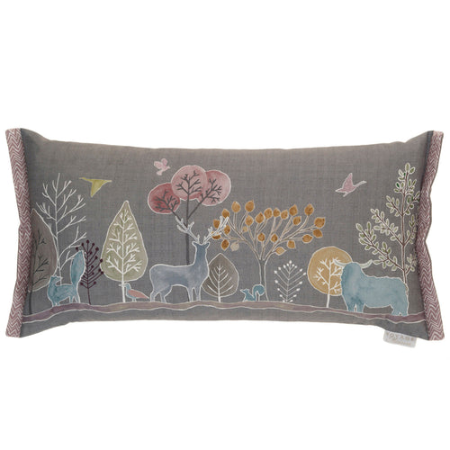 Voyage Maison Ariundle Printed Feather Cushion in Granite