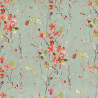 Samples - Armathwaite Linen Printed Fabric Sample Swatch Russett Voyage Maison