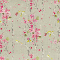 Samples - Armathwaite Linen Printed Fabric Sample Swatch Sand Voyage Maison