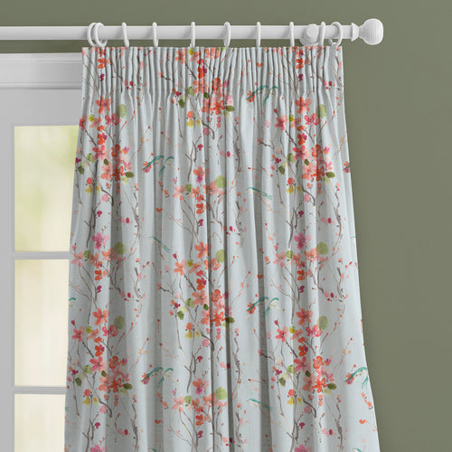 Floral Orange M2M - Armathwaite Printed Made to Measure Curtains Dove Voyage Maison