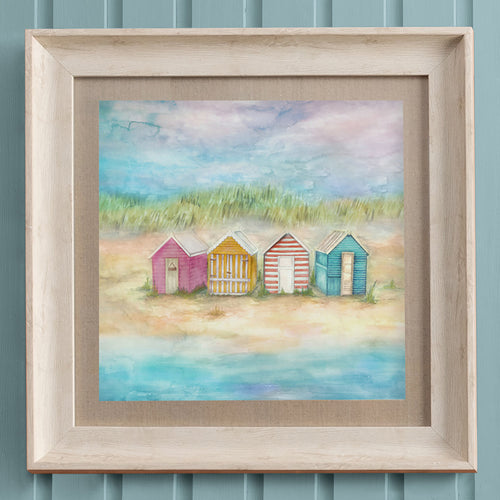 Abstract Blue Wall Art - Ashore  Framed Print Birch Voyage Maison