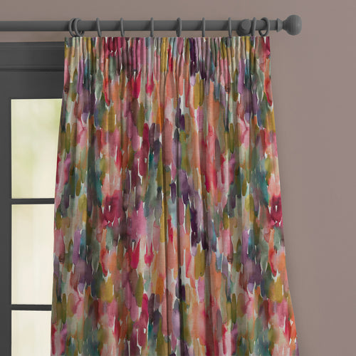 Abstract Multi M2M - Azima Velvet Printed Made to Measure Curtains Grenadine Voyage Maison
