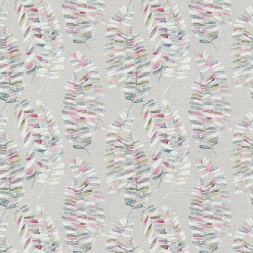 Fauna Pink Fabric - Azolla Printed Cotton Fabric Sorbet Voyage Maison