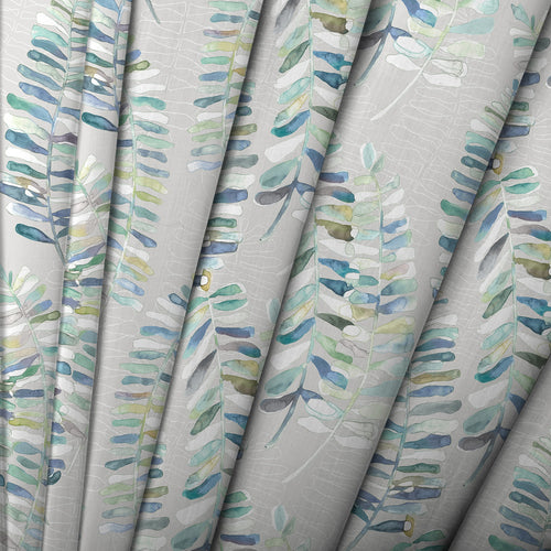 Floral Grey M2M - Azolla Printed Made to Measure Curtains Capri Voyage Maison