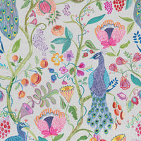  Samples - Barabadur Summer Printed Fabric Sample Swatch Ecru Voyage Maison