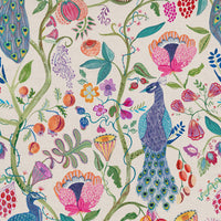  Samples - Barabadur Summer Printed Fabric Sample Swatch Linen Voyage Maison