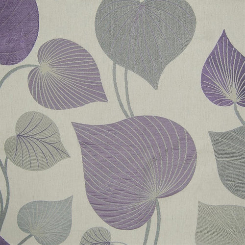 Floral Purple Fabric - Barrington Woven Jacquard Fabric (By The Metre) Grape Voyage Maison