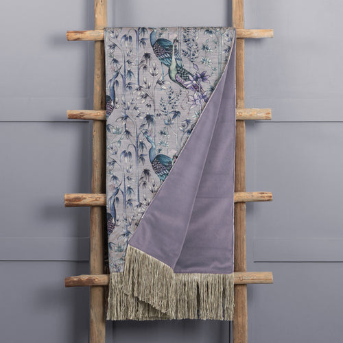 Floral Blue Throws - Bennu Printed Throw Willow Voyage Maison