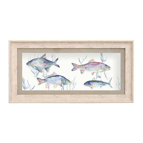 Animal Blue Wall Art - Ives Water  Framed Print Birch Voyage Maison