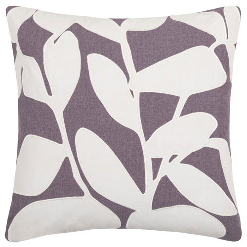 Additions Birch Embroidered Feather Cushion in Mauve