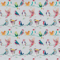 Samples - Birdy Branch Printed Fabric Sample Swatch Blossom Voyage Maison