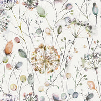 Samples - Boronia Ann Printed Fabric Sample Swatch Coral Voyage Maison