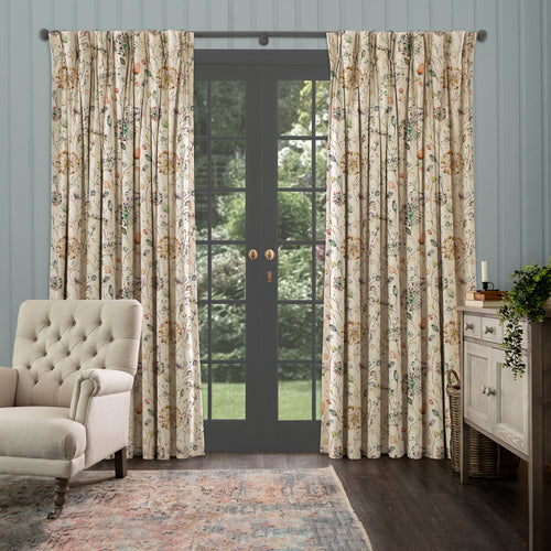 Floral Cream M2M - Boronia Fiona Printed Made to Measure Curtains Cloud Voyage Maison