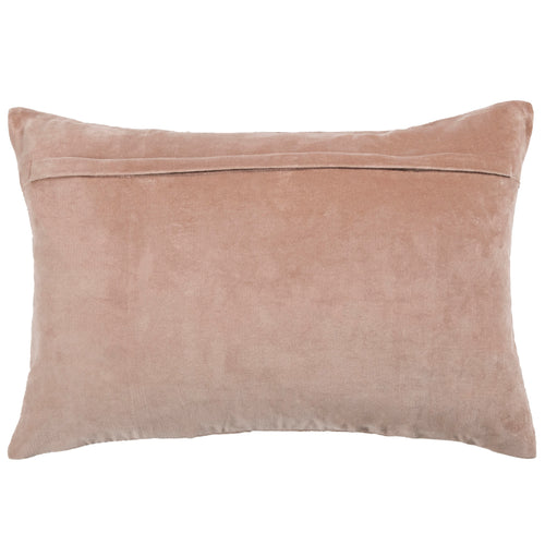 Additions Boulder Embroidered Feather Cushion in Coral