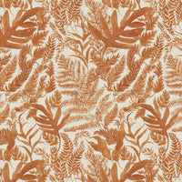  Samples - Bracken Printed Fabric Sample Swatch Amber Voyage Maison