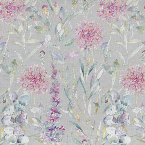 Voyage Maison Carneum Floral Printed Cotton Fabric Remnant in Sorbet