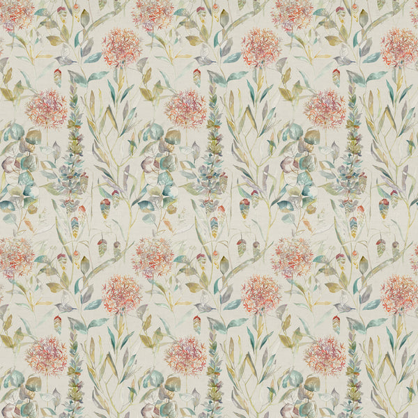 Carneum Cinnamon Printed Cotton Fabric (by The Metre) 