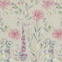  Samples - Carneum Fiona Printed Fabric Sample Swatch Sorbet Voyage Maison