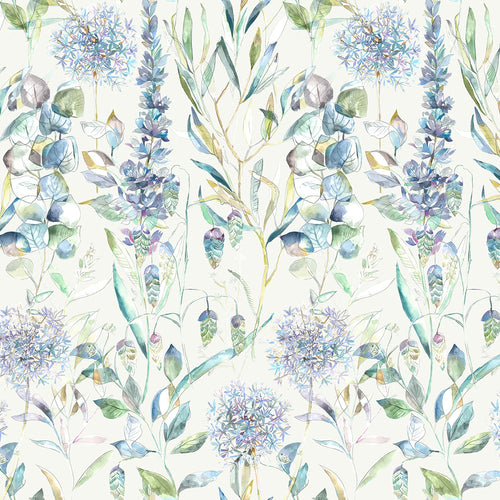 Floral Blue Wallpaper - Carneum  1.4m Wide Width Wallpaper (By The Metre) Capri Voyage Maison