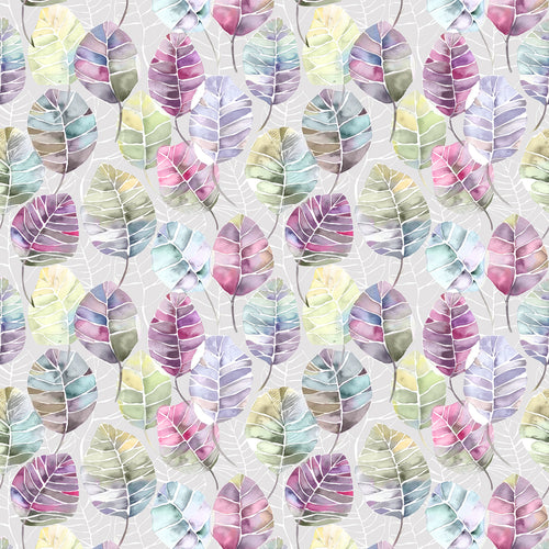 Floral Purple Fabric - Cassava Printed Cotton Fabric (By The Metre) Sorbet Voyage Maison