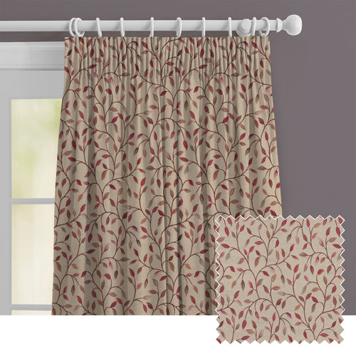 Floral Purple M2M - Cervino Woven Jacquard Made to Measure Curtains Default Voyage Maison