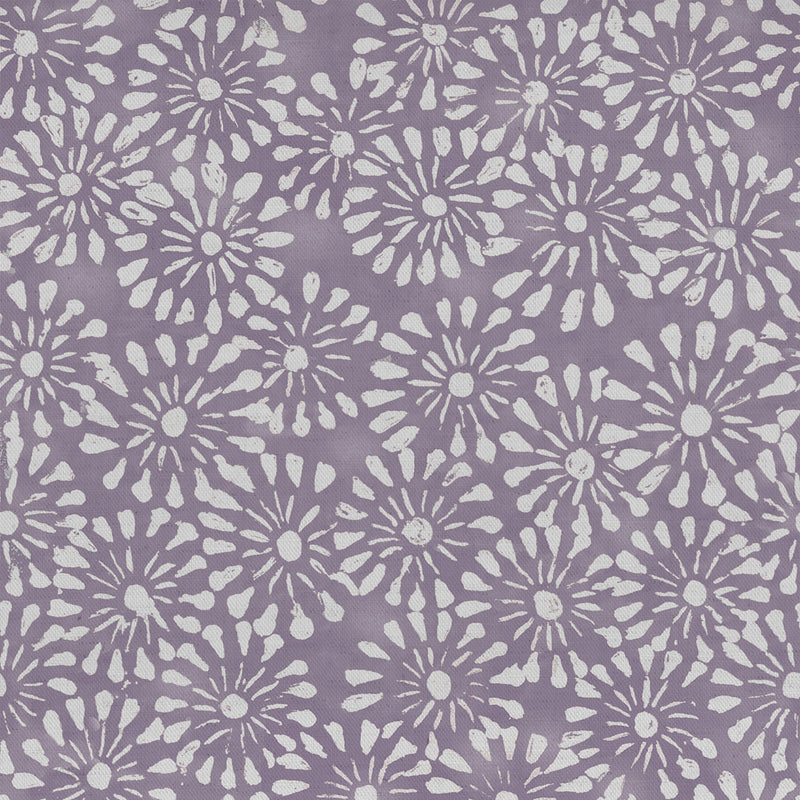 Floral Purple Fabric - Chambery Printed Cotton Fabric (By The Metre) Parma Voyage Maison