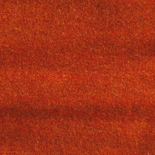 Plain Orange Fabric - Chiaso Plain Velvet Fabric (By The Metre) Brick Voyage Maison