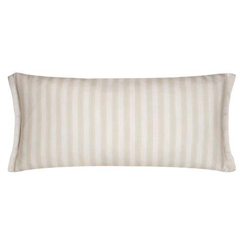 Floral White Cushions - Chinese Lanterns Embroidered Feather Rich Filled Cushion Linen Sanderson