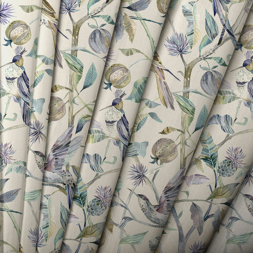 Animal Blue M2M - Colyford Printed Cotton Made to Measure Roman Blinds Skylark Voyage Maison