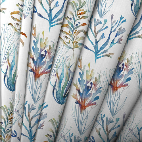 Animal Blue M2M - Coral Reef Printed Cotton Made to Measure Roman Blinds Cobalt Voyage Maison