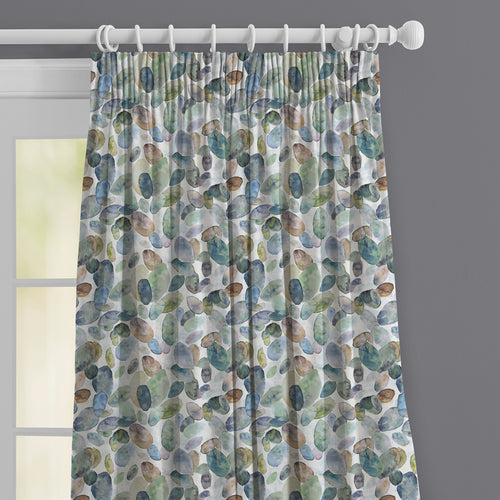 Abstract Blue M2M - Correa Printed Made to Measure Curtains Crocus Voyage Maison