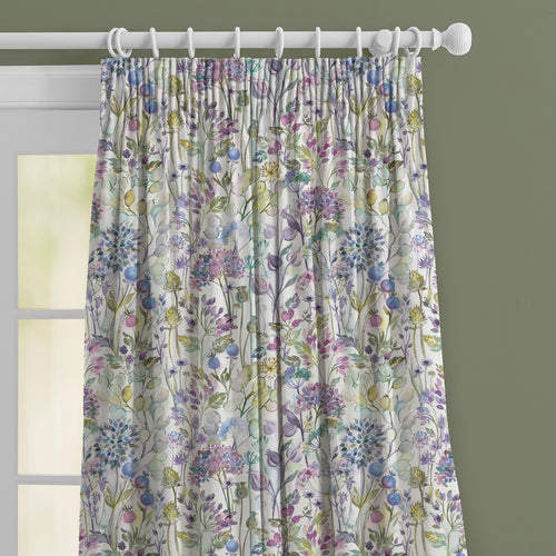 Floral Purple M2M - Country Hedgerow Printed Made to Measure Curtains Lilac Voyage Maison