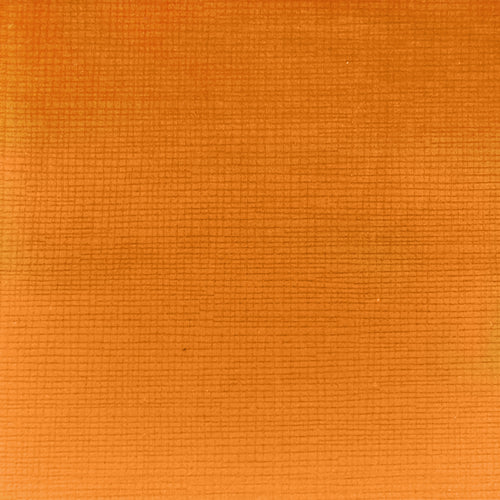 Plain Orange Fabric - Cube Plain Velvet Fabric (By The Metre) 301 Voyage Maison