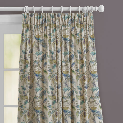 Floral Blue M2M - Danbury Printed Made to Measure Curtains Skylark Voyage Maison