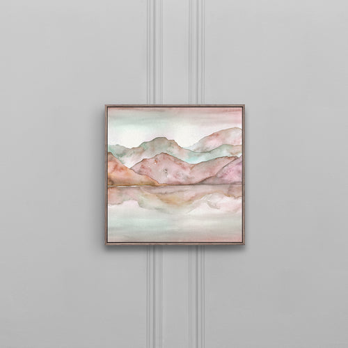 Abstract Pink Wall Art - Dorian Amaranth Framed Canvas Stone Voyage Maison
