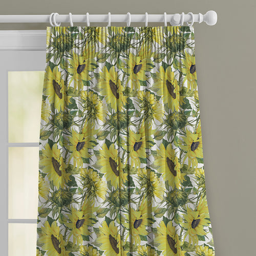 Floral Yellow M2M - Easton Printed Made to Measure Curtains Fern Marie Burke