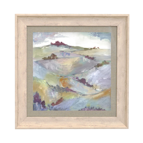 Floral Purple Wall Art - Eildon Meadows  Framed Print Birch Voyage Maison
