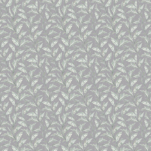 Floral Grey Fabric - Eildon Printed Cotton Fabric (By The Metre) Stone Voyage Maison