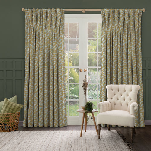 Floral Yellow M2M - Eildon Printed Made to Measure Curtains Mustard Voyage Maison