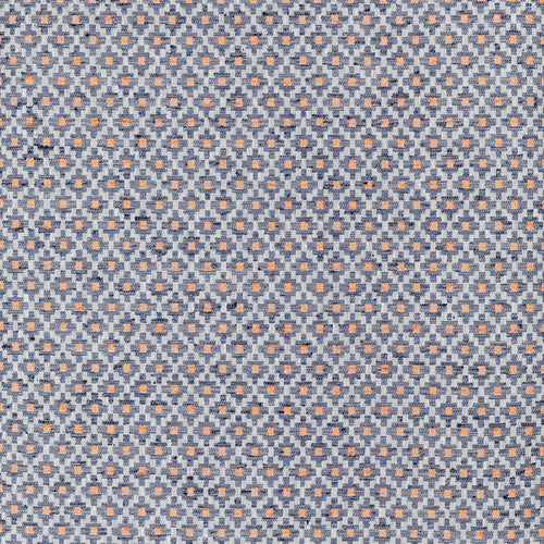 Geometric Blue Fabric - Elmore Woven Jacquard Fabric Cornflower Voyage Maison