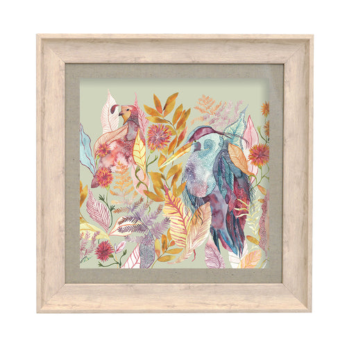 Animal Pink Wall Art - Ennerdale Forest  Framed Print Birch/Harvest Voyage Maison