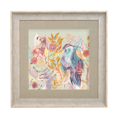 Animal Pink Wall Art - Ennerdale Forest  Framed Print Birch/Harvest Voyage Maison