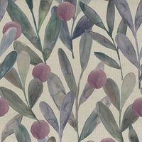 Samples - Enso Printed Fabric Sample Swatch Violet Voyage Maison
