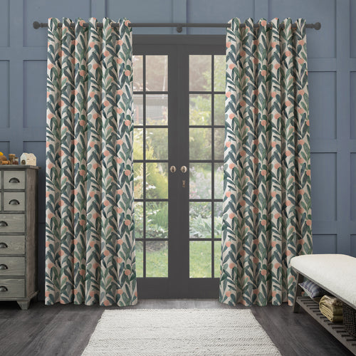 Floral Blue M2M - Enso Printed Made to Measure Curtains Mineral Voyage Maison