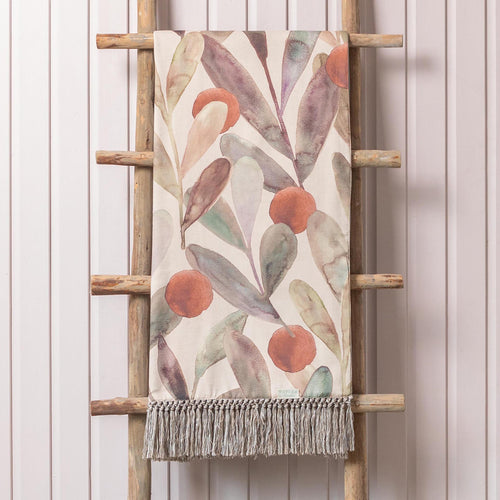 Floral Cream Throws - Enso Printed Throw Mulberry Voyage Maison
